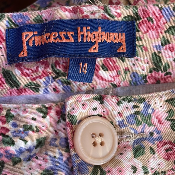 Princess Highway floral jeans size 14 cotton relaxed fit. - Picture 2 of 4